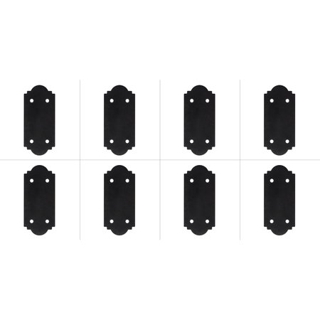 SIMPSON STRONG-TIE Simpson Strong Tie APST612 Black Powder-Coated Strap for 6x, 8PK APST612-8